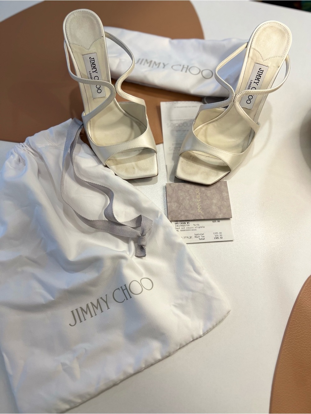 Jimmy Choo satin slip on stiletto heels - Picture 12 of 13